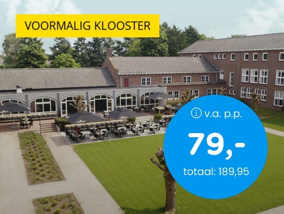 Kloosterhotel in Brabant + hoofdgerecht