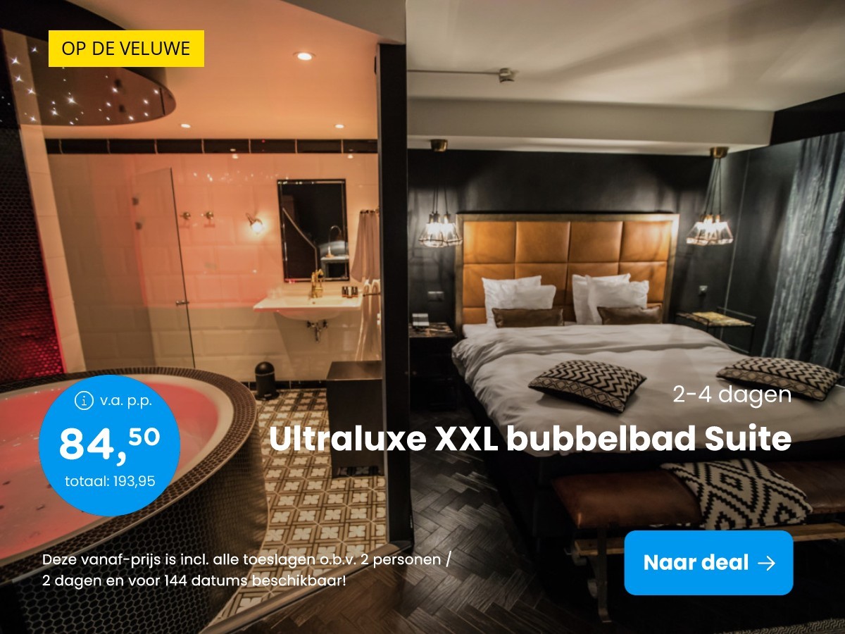 Ultraluxe XXL bubbelbad Suite