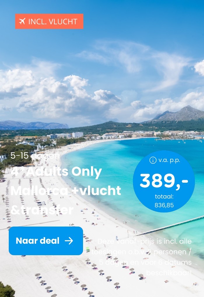4*Adults Only Mallorca +vlucht &transfer
