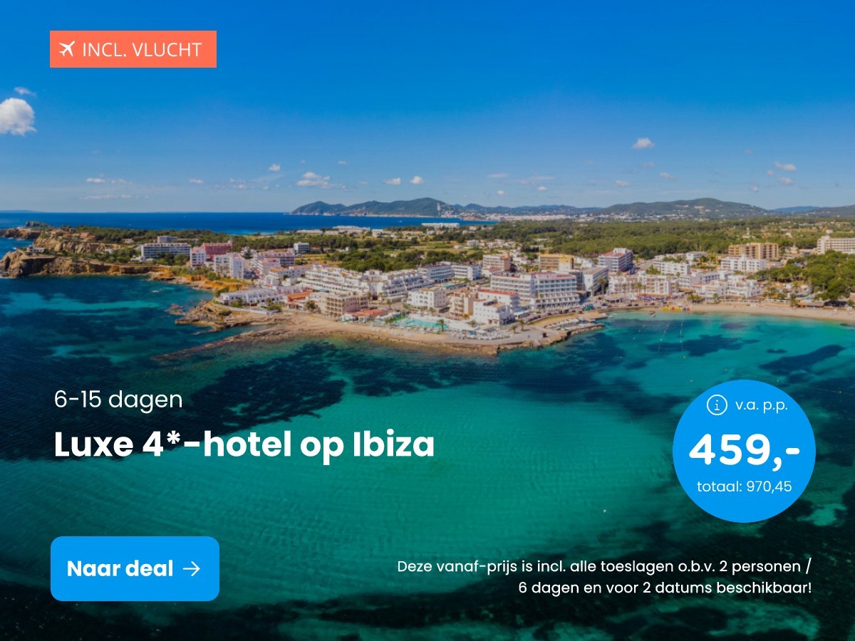 Luxe 4*-hotel op Ibiza