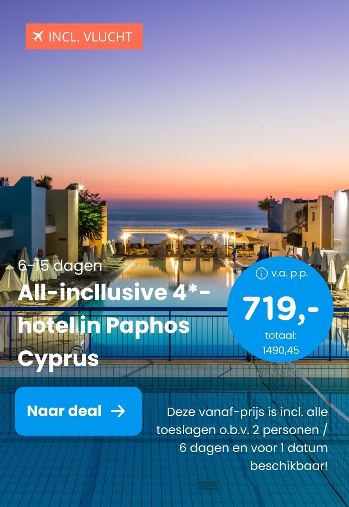 All-incllusive 4*-hotel in Paphos Cyprus