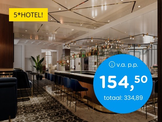 5*-hotel in Antwerpen obv halfpension