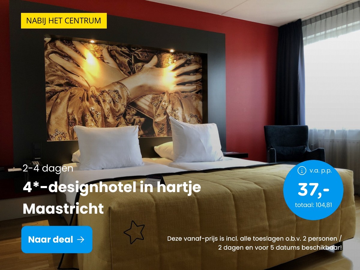 4*-designhotel in hartje Maastricht