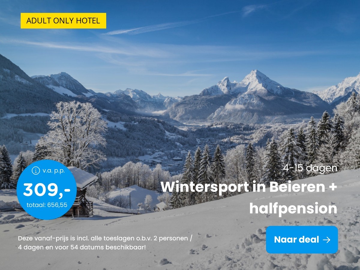 Wintersport in Beieren + halfpension