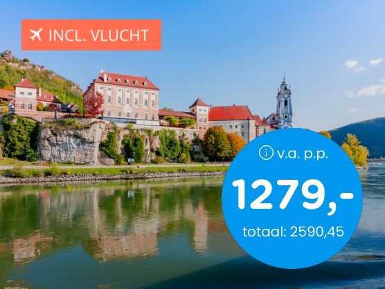 Minicruise Donau + vlucht en volpension