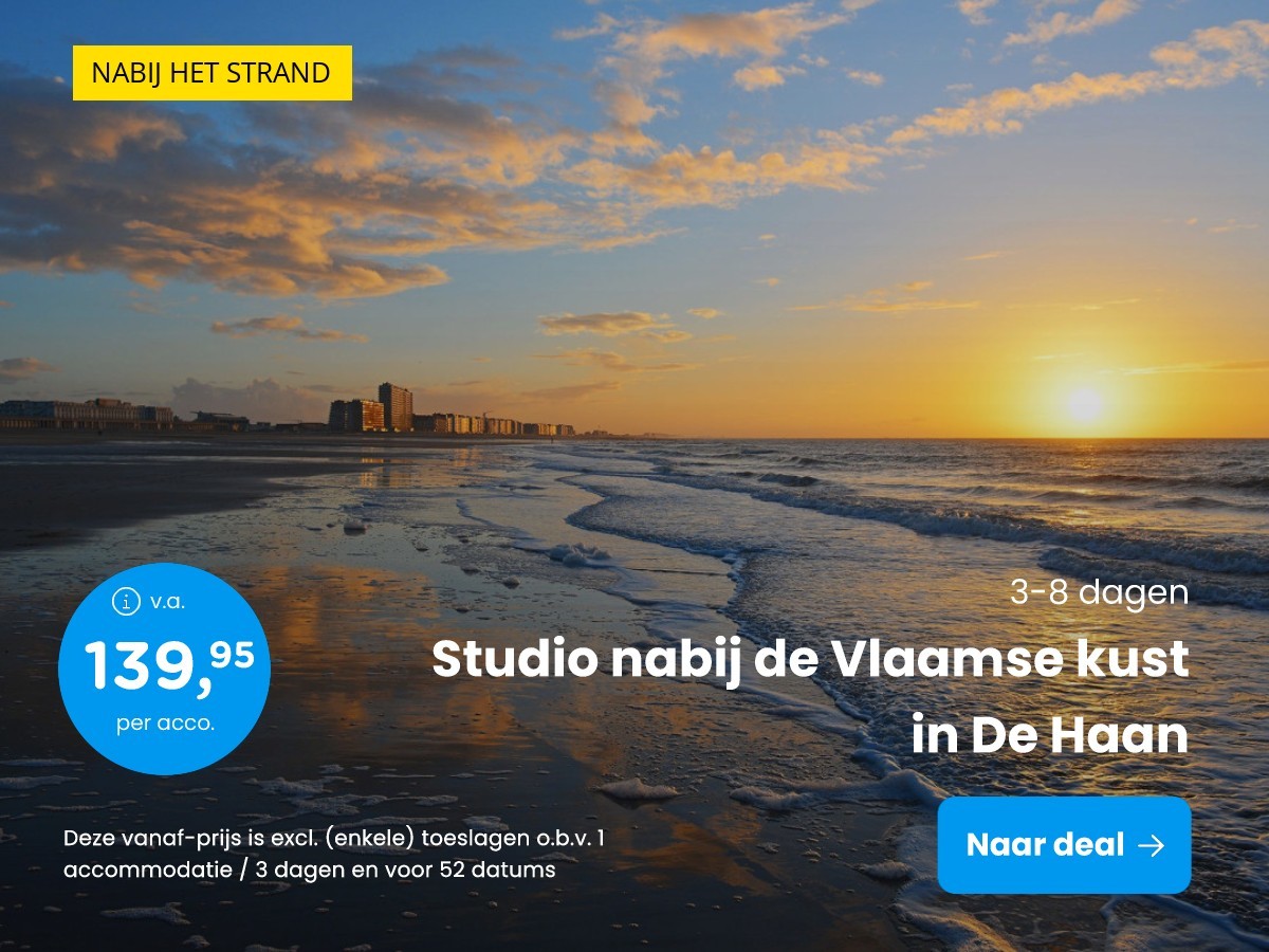 Studio nabij de Vlaamse kust in De Haan