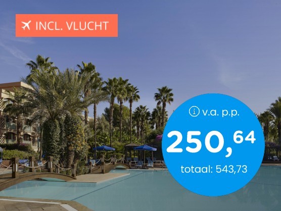 Luxe 5*-resort in hartje Marrakech