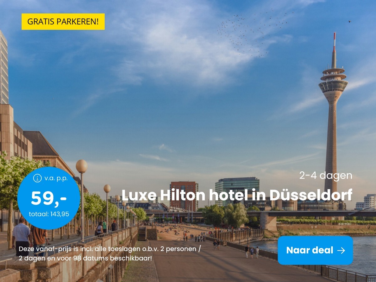 Luxe Hilton hotel in Dsseldorf