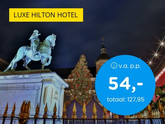Kerstshoppen Dsseldorf + Hilton hotel