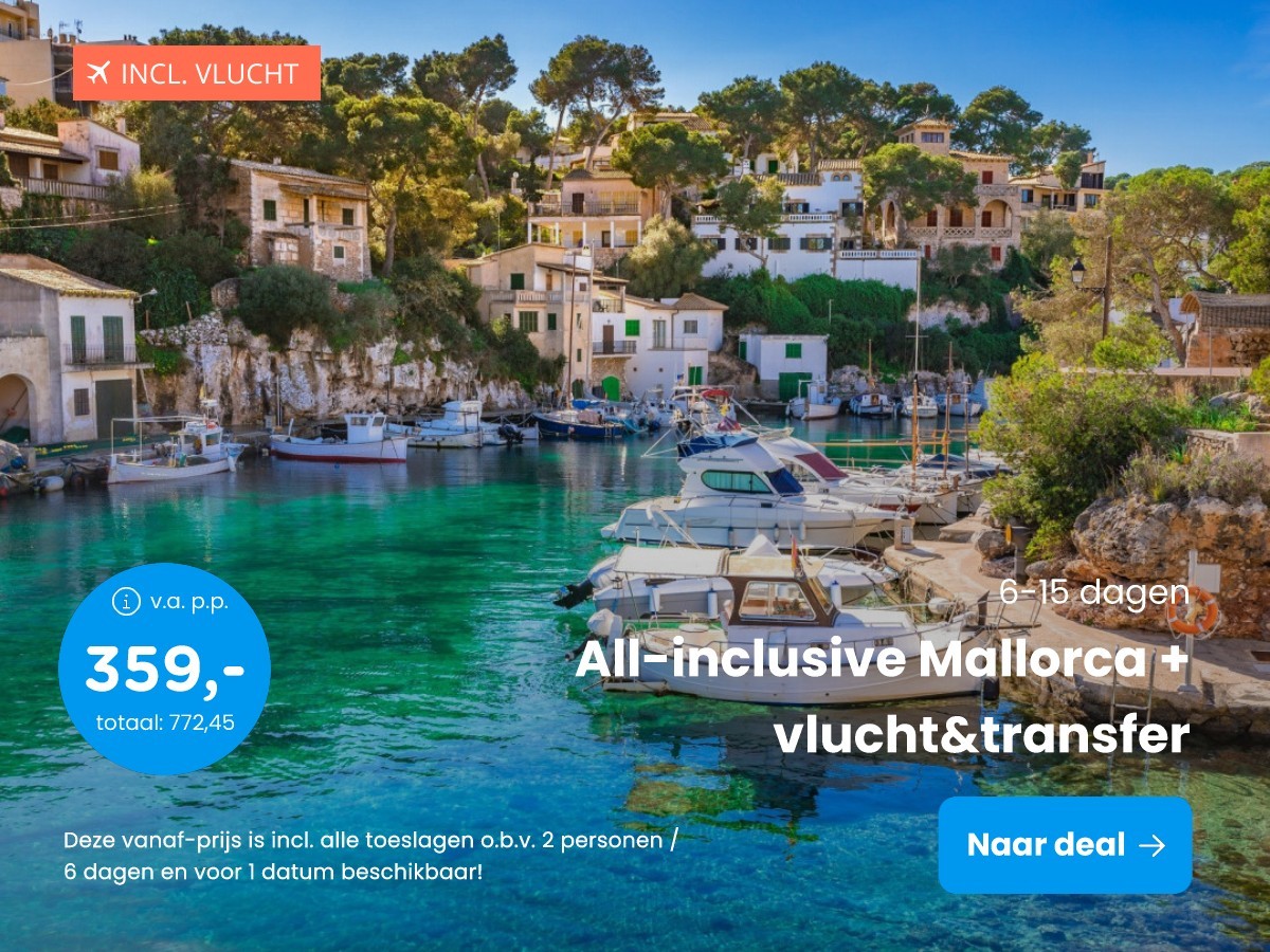 All-inclusive Mallorca + vlucht&transfer