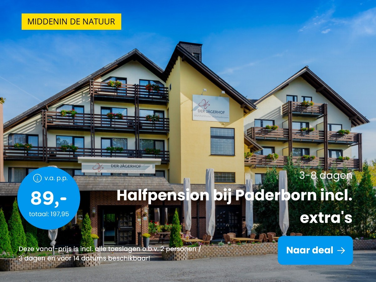 Halfpension bij Paderborn incl. extra's
