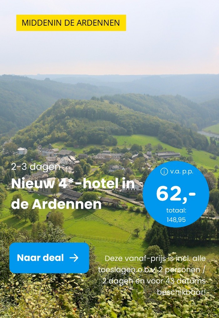 Nieuw 4*-hotel in de Ardennen