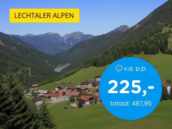 Halfpension in de Lechtaler Alpen