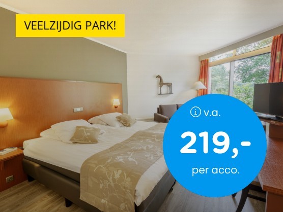 Hotelkamer op vakantiepark De Vossemeren