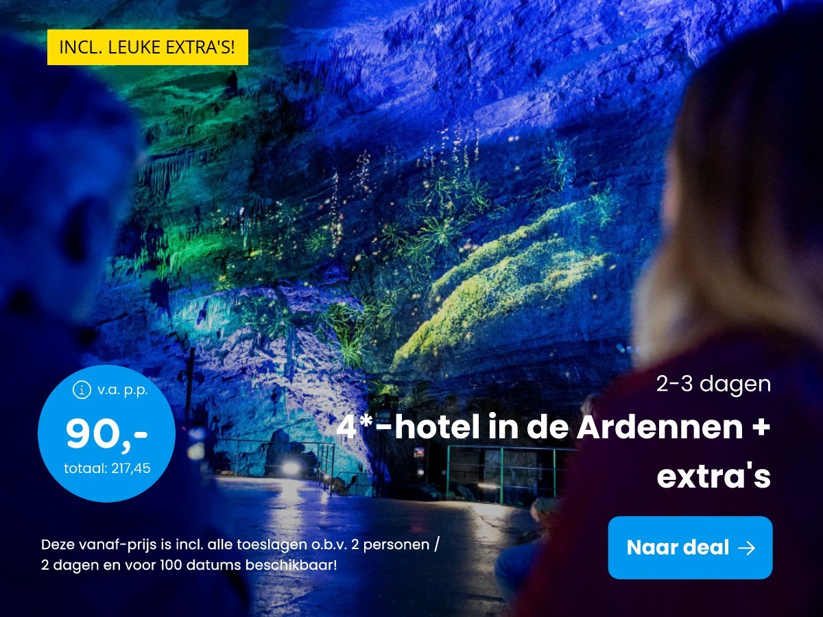 4*-hotel in de Ardennen + extra's