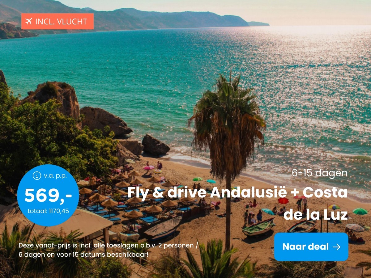 Fly & drive Andalusi + Costa de la Luz