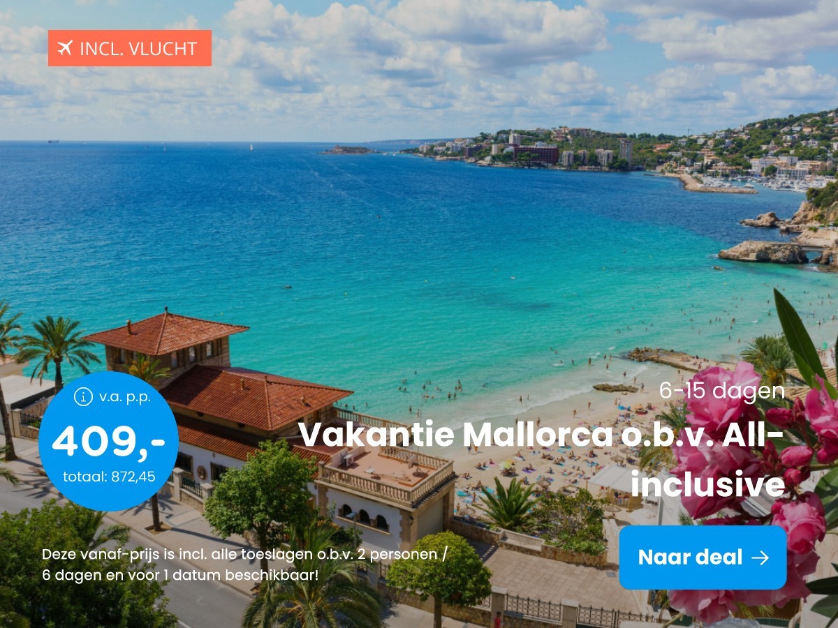 Vakantie Mallorca o.b.v. All-inclusive