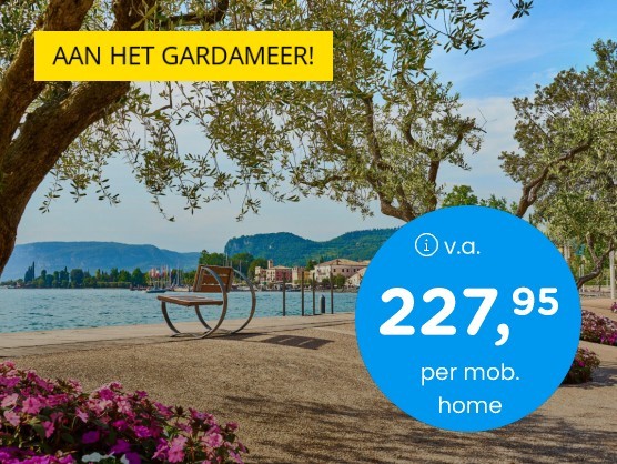 Mobile Home aan het Gardameer