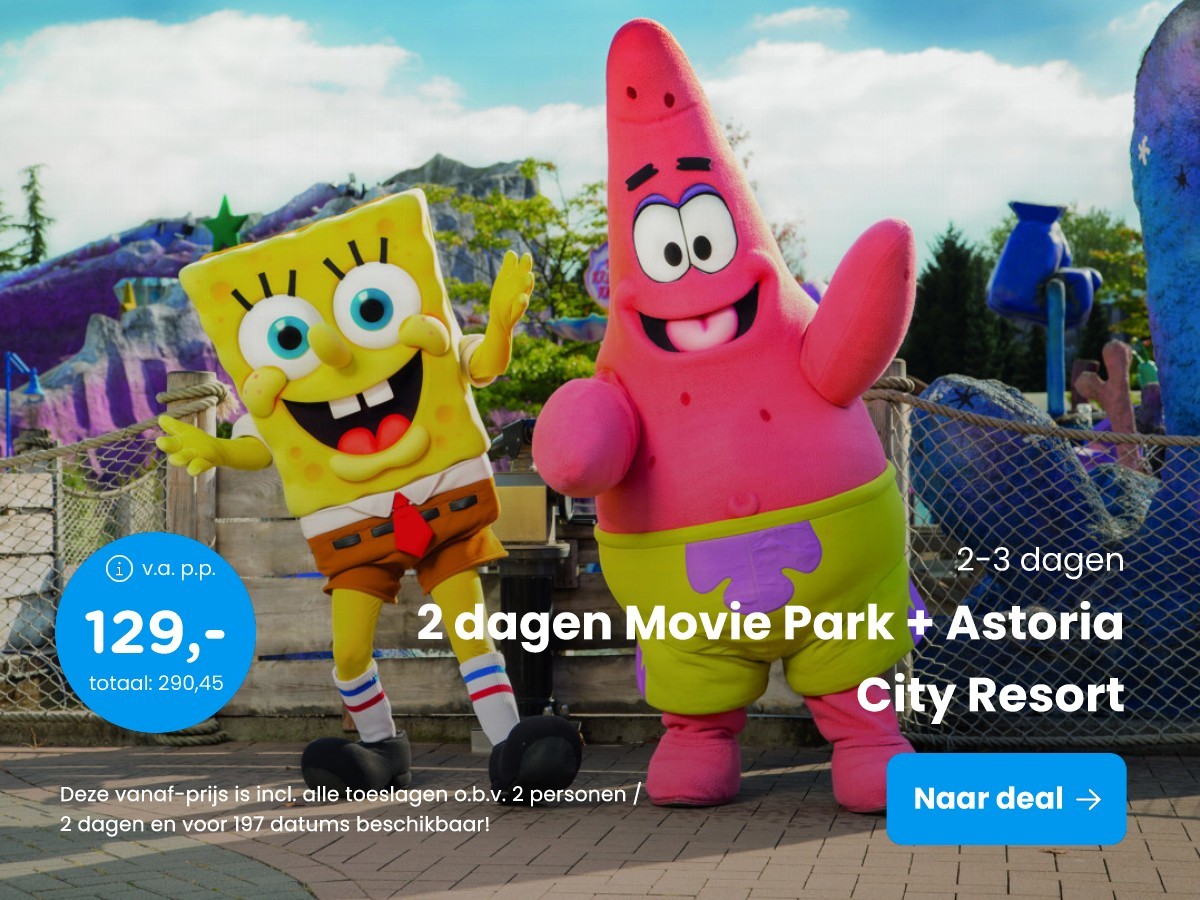 2 dagen Movie Park + Astoria City Resort