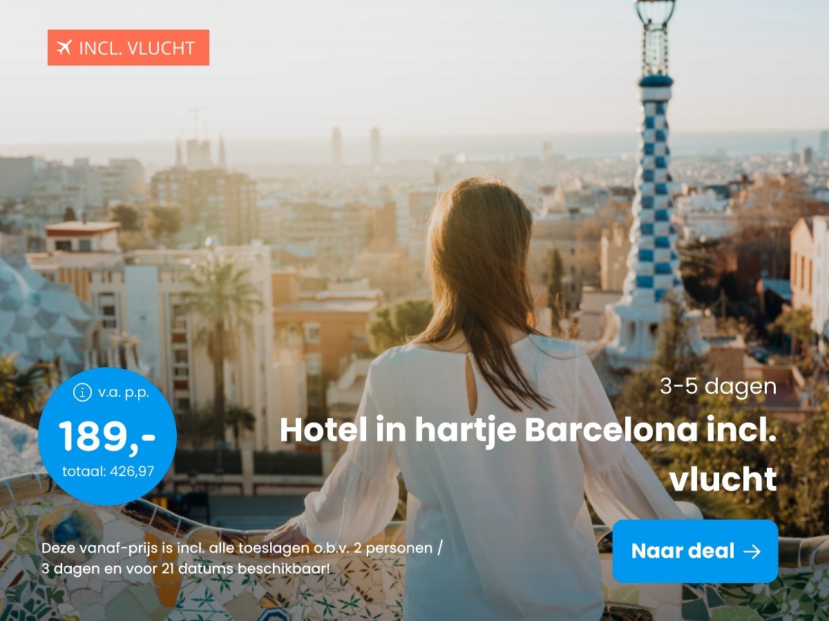 Hotel in hartje Barcelona incl. vlucht