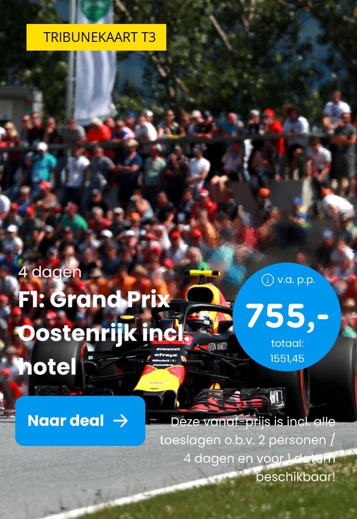 F1: Grand Prix Oostenrijk incl. hotel